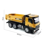Huina 1582 1:14 All Metal Heavy Duty Dump Truck Toy (2024 Model)